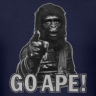 Planet of the Apes Go Ape T shirt