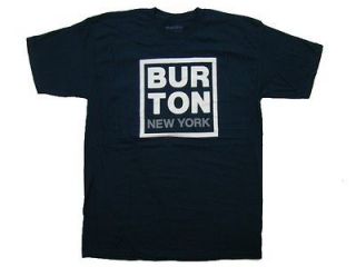 BURTON MENS T SHIRT BLUE SHIRT NEW YORK NY GIANTS TEE SNOWBOARD SIZE