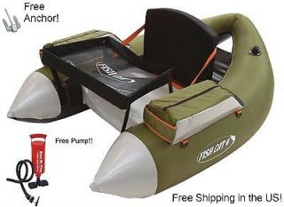 Outcast FISH CAT 4 DELUXE   LCS Float Tube   Olive   Brand New in
