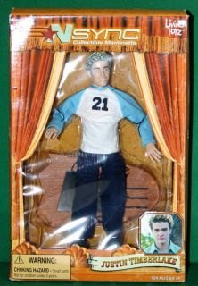 NEW NSYNC Doll JUSTIN TIMBERLAKE Marionette PUPPET New