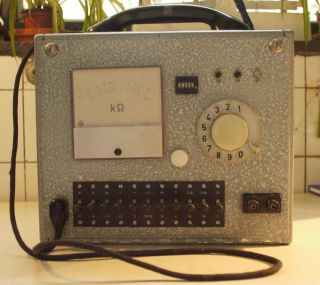 VINTAGE MOBILE 1960s TELEPHONE LINE WORKERS SWITCH DEVICE / POSSIBLE