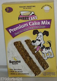 PUPPY CAKE PREMIUM CAKE MIX EASY TO BAKE TREAT FOR DOGS YOGURT