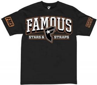 FAMOUS Stars & Straps Reign Tee Black Mens Regular Skateboard T Shirt