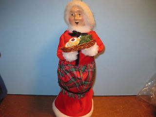 Byers Choice 1999 Talbots Excl Mrs. Claus with Pastries