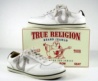 True Religion Jeans brand Sneakers ACE low Leather White shoes