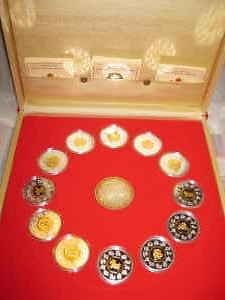 COMPLETE  12 Chinese Lunar Calendar Coins by Royal Canadian Mint