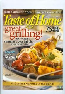 of Home Magazine Great Grilling  Burgers, Kabobs & Ribs/ Ice Cream