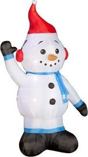NEW 7 ft Inflatable Snowman Outdoor Christmas Decor Holiday Figurine