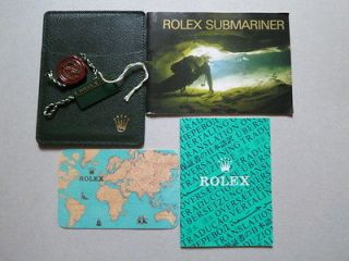 Submariner Watch Booklet Calendar Translation Card Holder Seal Set