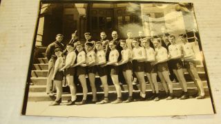 Vintage School Students & Teachers Photograph 8 x 10 w/ Mat
