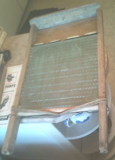 Vintage Antique Wood and Glass Washboard for your Lingerie from Canada