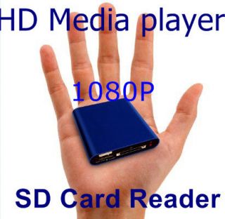Mini Full HD 1080P HDD Player  MKV/H.264/RM  SD/USB HOST