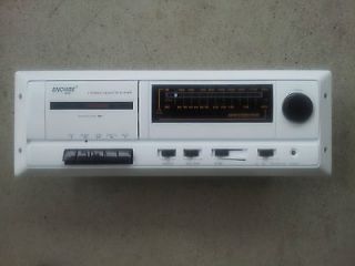 NEW 12 VOLT STEREO AM FM RADIO CASSETTE PLAYER Recessed WHITE 14 DAY