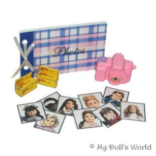 CAMERA SET! FITS MY AMERICAN GIRL DOLL ACCESSORIES~JESS~MCKENNA~CECILE