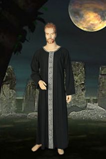 Medieval Wicca Pagan or Druid Ritual Robe Handmade Natural Cotton