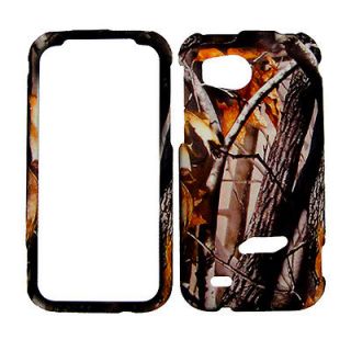 FALL DRY LEAVES HUNTER CAMO PHONE COVER HARD CASE FOR HTC REZOUND 6425