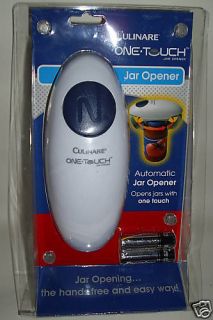 Touch Automatic Electric Tin Can Opener + Jar Grip Hands Free Tool New