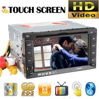Car DVD Player Stereo Double 2 Din 6.2 IPOD RDS MP3/4 Radio USB/SD