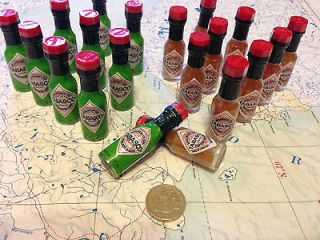 Tabasco Miniature 1/8 fl.oz, MRE, Survival, Bug Out, Camping, Rations