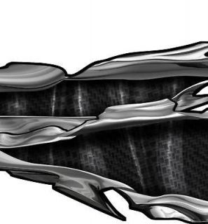 Car Truck Decals Carbon Fiber Tears Trailer Boat Vinyl Graphics 5ft
