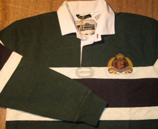 CANTERBURY OF NEW ZEALAND Embroidered Crest RUGBY SHIRT, XL  Mint NWT