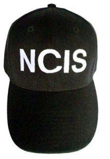 NCIS NAVAL CRIME INVESTIGATION EMBROIDERED HAT CAP BLACK