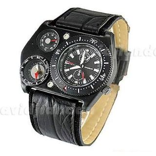 1X Oulm Out Door Sport Mens Fashion dajn Quartz Watch with Compass