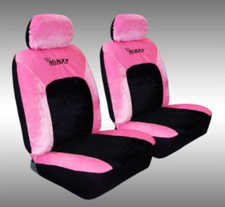 PINK GO GIRL MINXY SEAT COVERS for Low Back Buckets
