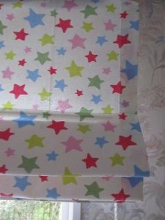 CATH KIDSTON FABRIC UNLINED ROMAN BLIND boat cowboy footie train UP TO