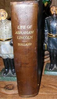 Abraham Lincoln Biography~ 1866 1st Edition~near mint condition
