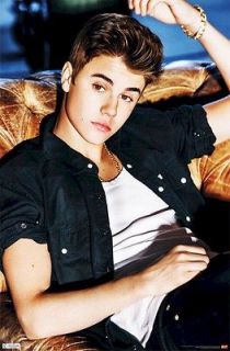 JUSTIN BIEBER POSTER ~ COUCH 22x34 Music Pop