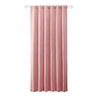 NIP Naptime Window Curtain Panel Light Pink Stripe Baby Girl Childrens