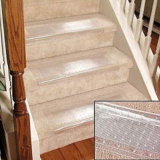 Clear Stair Vinyl Carpet Protectors (20703)