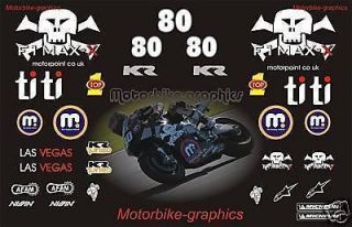Moto GP 2007 Team Kenny Roberts Race Decals Graphics