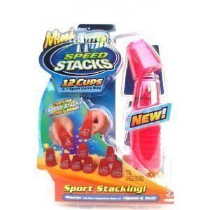 Speed Stacks Mini Cups PINK Set (12 Sport Stacking 4cm Tall Cups