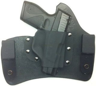 PT 709/740 Slim IWB Hybrid Leather/Kydex Holster Speed Grip Cut Black