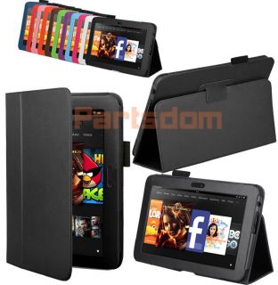Leather Stand Flip Case Cover Skin for Kindle Fire HD 8.9 inch Tablet
