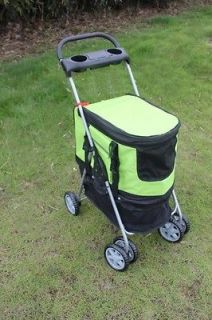 New Ultimate Green 4 IN 1 Pet Dog Cat Stroller Carrier car Seat House