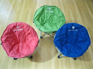 Lucky Bums Kids Moon Chair   Blue,Pink,Gree n   Sz SM or MD   NEW w