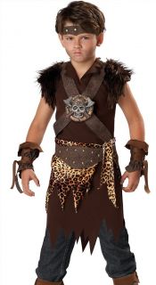 Boys Prehistoric Barbarian Caveman Halloween Costume