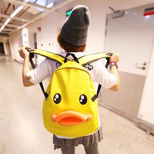 New Fashion Cute Lovely Duck Mouth Backpack Handbag School Satchel