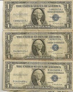 1935G $1 Silver Certificate Average Circulation Value priced for re