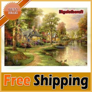 New 1000pcs Jigsaw Puzzle Sealed in Box   Hometown Lake by Thomas