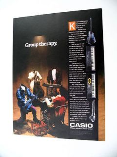 Casio Electronic Guitar Keyboard Horn 1988 print Ad