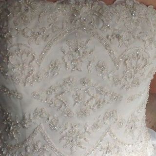 Davids Bridal Oleg Cassini Wedding Dress Size 12