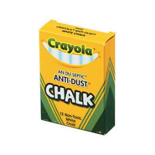 Anti Dust Chalk White 4 most chalkboards SHIPS FAST FREE NO TAX