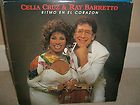 Celia Cruz & Ray Barretto   Ritmo En El Corazon   Rare LP in Excellent