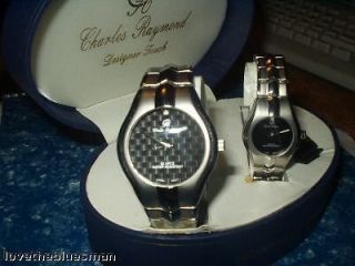charles raymond quartz water resistant watch