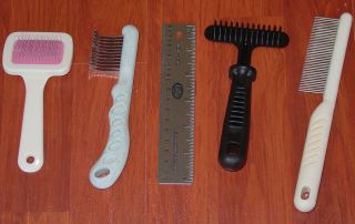 Grooming Kit Brush Comb Blade Rake for Dog Pet New S