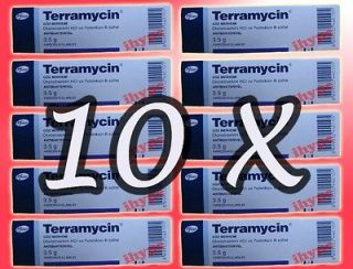 Terramycin Animal Antibiotic Pet Eye Ointment 3.5 Gr Cat Dog Horse vet